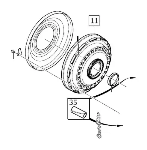 крышка корпуса КПП! Volvo S40 04>/S60 11>/V40 Cross Country 13>/XC60 08> 31256845