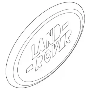 LR062123 ЭМБЛЕМА Ленд Ровер LAND ROVER