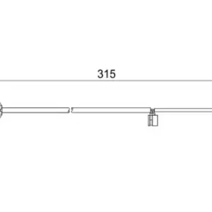 Датчик тормозных колодок BOSCH 1 987 474 518