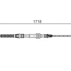 Трос ручного тормоза BOSCH 1 987 482 378