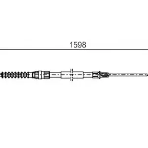 Трос ручного тормоза BOSCH 1 987 482 379