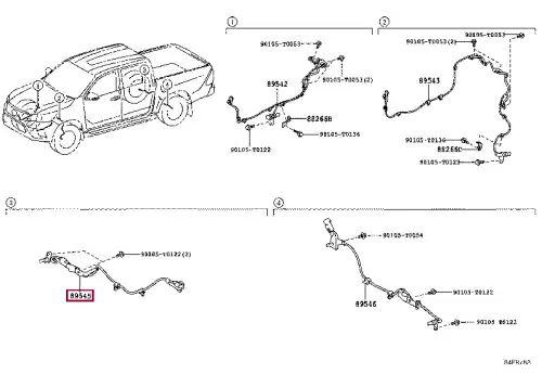 Датчик ABS TOYOTA / LEXUS 89545-0K240