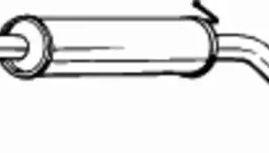 глушитель средняя часть! Skoda Fabia 1.0/1.4, Seat Ibiza 1.4 16V 99> 220-039 BOSAL