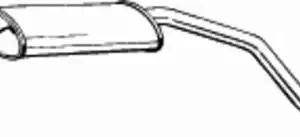 глушитель средняя часть! Ford Mondeo 1.8i/2.0i 16V 00> 281-067 BOSAL