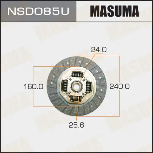 Диск сцепления MASUMA NSD085U