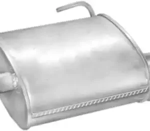 глушитель задняя часть! Nissan Almera 1.4i/1.6i/2.0D 95-00 hatchback 15.07AL POLMOSTROW