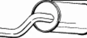 глушитель средняя часть! Volvo 740/940 2.0i/2.3i 87-97 235-017 BOSAL