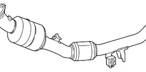 166 490 93 36 КАТАЛИЗАТОР MB