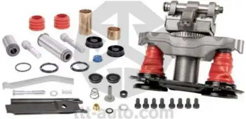 р/к дискового тормоза! (мр) полный к-т (подводящий механизм, направляющие) без штыря BPW 19230 TTT