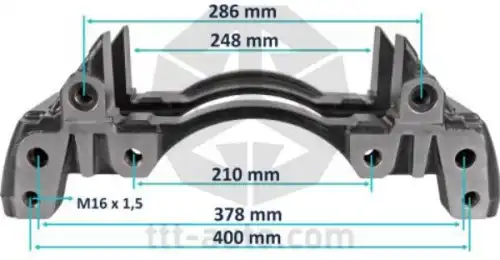 держатель скобы диск. тормоза! 6отв. 22,5' KnorrSB7/SN7, MB AXOR 20221 TTT