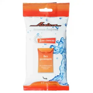 Влажные салфетки стекло AIRLINE AN-M-02 10 шт.