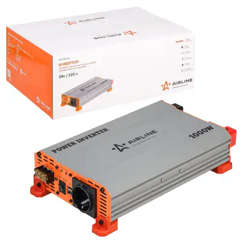 инвертор! 24в-220в, 1000 вт API-1000-06 AIRLINE