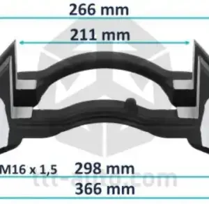держатель скобы диск. тормоза! 4отв. 19.5' KnorrSN6, BPW 20205 TTT