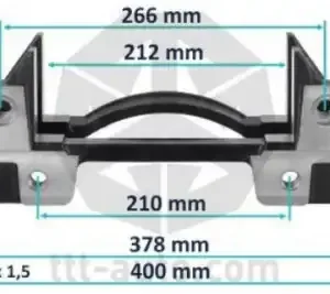 держатель скобы диск. тормоза! 6отв. 22.5' KnorrSK7, BPW, SAF 20210 TTT