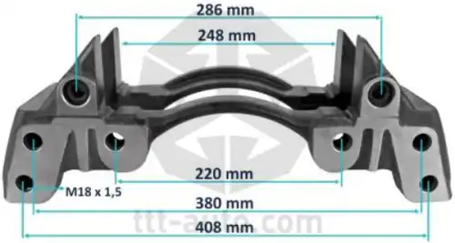 держатель скобы диск. тормоза! 6отв. 22.5' KnorrSB7, SN7, MAN TGA 20230 TTT