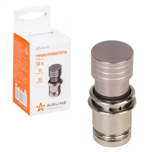 прикуриватель иномарки! алюминий D=21х23мм подвижная часть ACL-12-03 AIRLINE