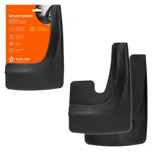 брызговики универсальные !2шт., с крепежом, черные AMF-01 AIRLINE