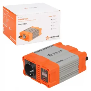 инвертор! 12в-220в, 300 вт API-200-02 AIRLINE