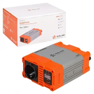 инвертор! 12в-220в, 500 вт API-400-03 AIRLINE