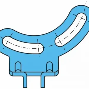 пластина регулировочная автомат. трещетки! левый 60-210°BPW 03.165.25.15.0