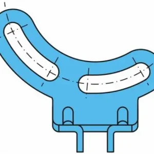 пластина регулировочная автомат. трещетки! правый 60-210°BPW 03.165.25.16.0
