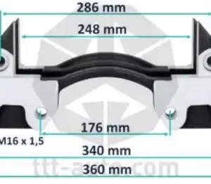 держатель скобы диск. тормоза !для скоб S7***MB ось 20211 TTT