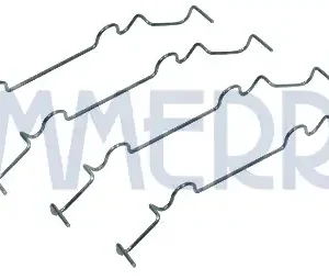 р/к тормозных колодок! 4(м) пружины к-т на ось Iveco Cargo 960705 TECHNO BRAKE