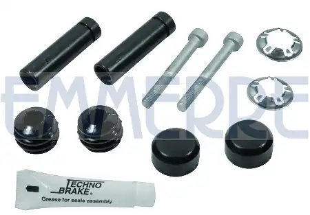 р/к суппорта! 2 пальца,2 винта,2 заглушки,2 втулки,2 упл. кольца BremboIVECO Daily 2006 960719 TECHNO BRAKE