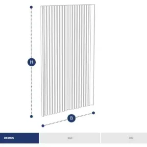 DK5075 DK5075 Брызговик 650x700 антиспрей, с комплектом крепежа DOMAR