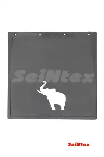 к-т брызговиков! 400x400mm, полимерные, с логотипом ''слон'' Schmitz 82619 SEINTEX