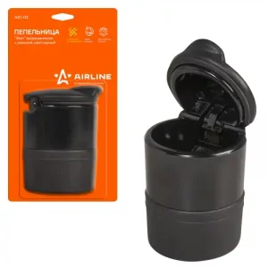 пепельница ! прорезиненная с крышкой AAT-03 AIRLINE