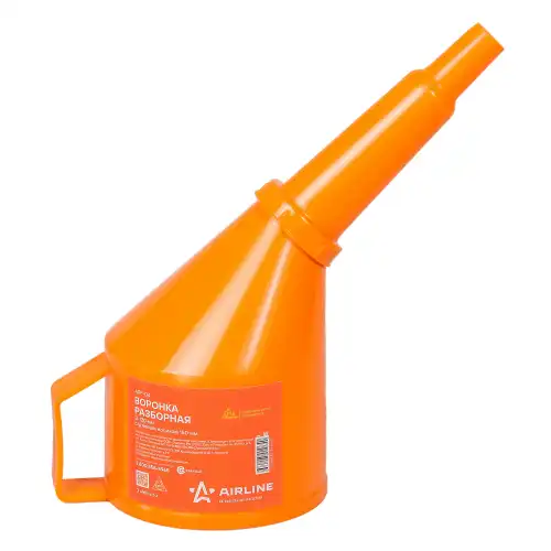 Воронка для топлива AIRLINE APF-04 пластик с ручкой с сеткой разборная 150 мм