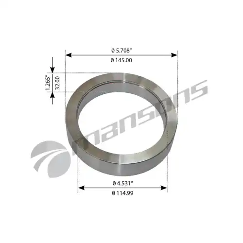 обойма ступицы! задн. ось 115x145x32 MAN, MB 700.222 MANSONS