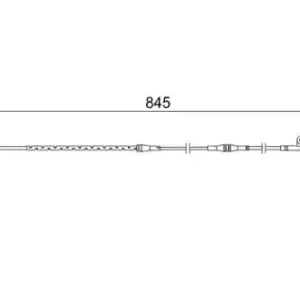 Датчик тормозных колодок BOSCH 1 987 473 044 электронный