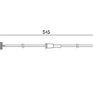 Датчик тормозных колодок BOSCH 1 987 474 940 электронный