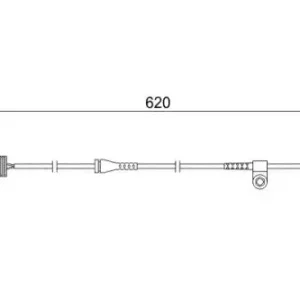 Датчик тормозных колодок BOSCH 1 987 474 955 электронный