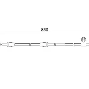 Датчик тормозных колодок BOSCH 1 987 474 958 электронный