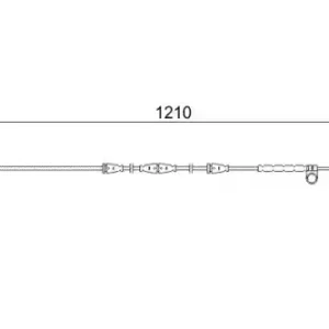 Датчик тормозных колодок BOSCH 1 987 473 054 электронный