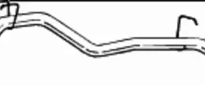 P17.446AL [854694] !труба глушителя задняя Opel Frontera 2.4i 92-95 470-373 BOSAL