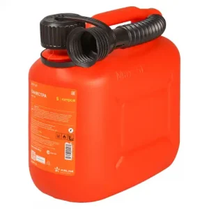 Канистра автомобильная AIRLINE ACF-5S полиэтилен 5 л ручка для переноса антистатическая защита от детей