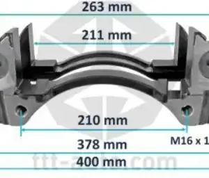 скоба дискового тормоза! 6отв.прав. 22.5' Wabco PAN 22-1, SAF 20256 TTT