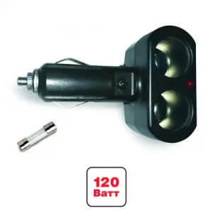 разветвитель прикуривателя! 12/24V, на 2 выхода 43225 AVS