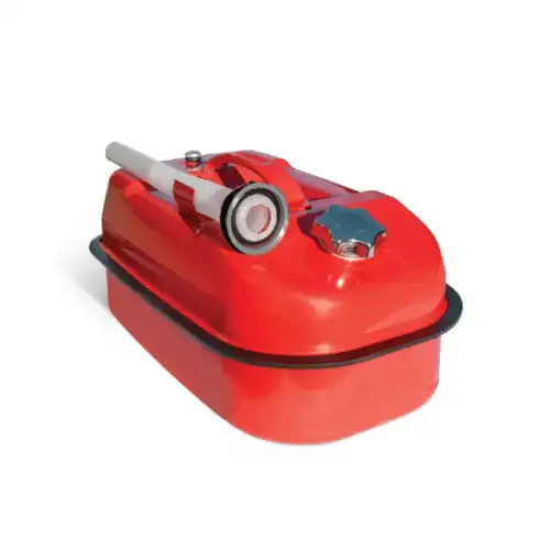 Канистра автомобильная AUTOPROFI KAN-500 (10L) металл 10 л ручка для переноса перепускной клапан