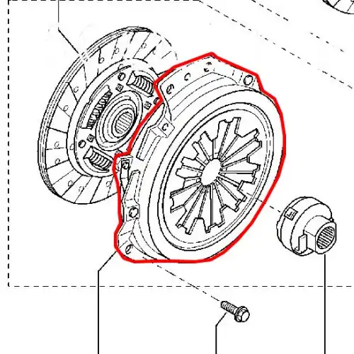 Корзина сцепления LADA 8201069012