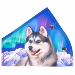 Адаптер ремня безопасности SKYWAY S04007002 полиэстер голубой 1 шт.