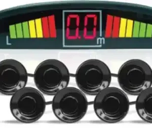 парктроник! PS-128U (8 датчиков+коннекторы, цветной светодиодный дисплей с цифровым табло) A78014S AVS
