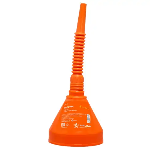 Воронка для топлива AIRLINE APF-05 пластик с ручкой с сеткой разборная 350 мм