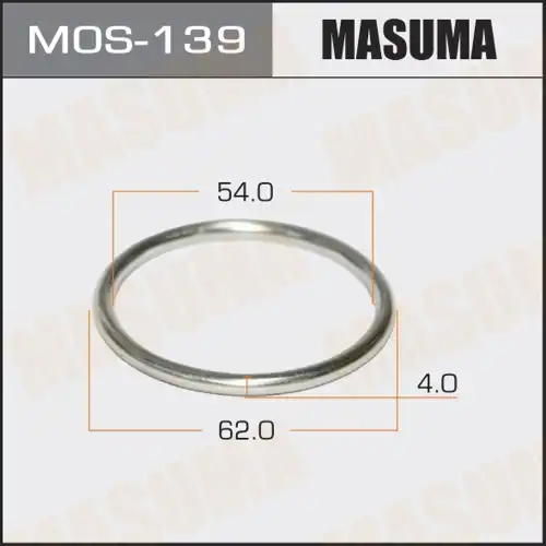Прокладка глушителя MASUMA MOS-139