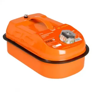 Канистра автомобильная AIRLINE ACF-10H металл 10 л ручка для переноса антикоррозийное покрытие