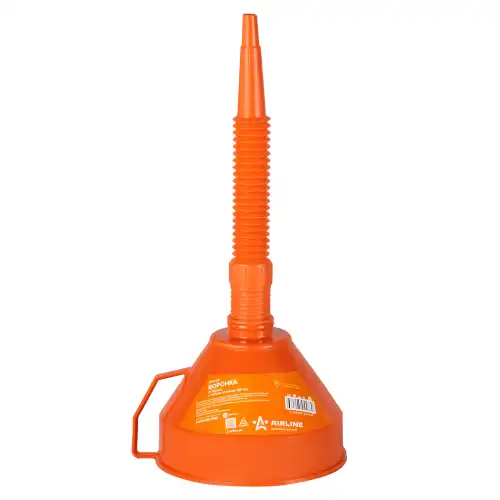 Воронка для топлива AIRLINE APF-06 пластик с ручкой с сеткой разборная 380 мм